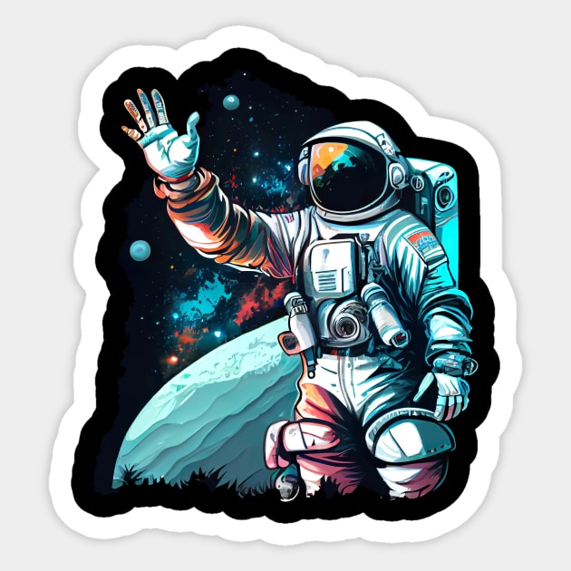 Astronaut Sticker by Sobalvarro